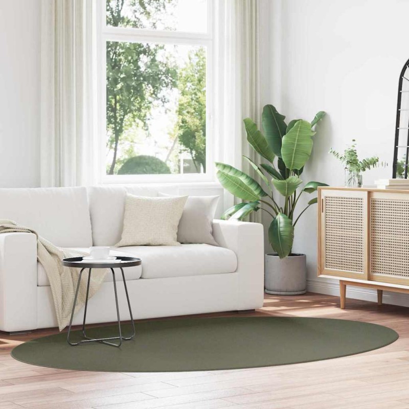vidaXL Χαλιά χώρου HUARTE Δασώδες Πράσινο 160 x 230 cm