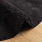 vidaXL Χαλιά χώρου Ωοειδής HUARTE Μαύρο 100 x 200 cm 100% Πολυεστέρας