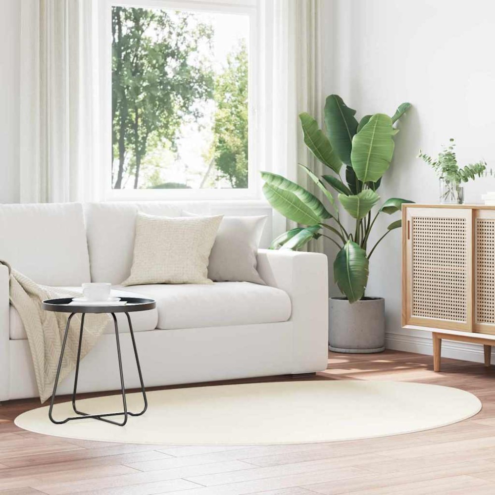 vidaXL Χαλιά χώρου HUARTE Κρεμ 120 x 170 cm Πολυεστέρας
