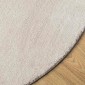 vidaXL Χαλιά χώρου HUARTE Άμμος 100 x 200 cm Πολυεστέρας