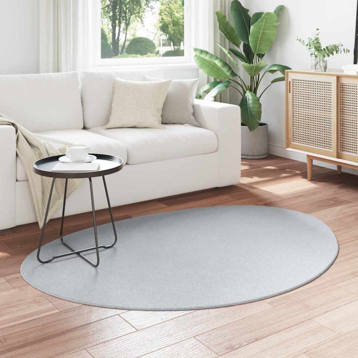 vidaXL Χαλιά χώρου HUARTE Γκρι 120 x 170 cm Πολυεστέρας