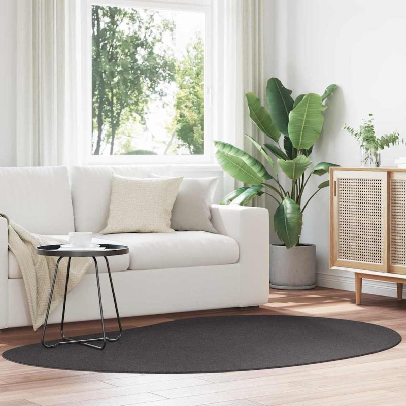 vidaXL Χαλιά χώρου HUARTE Ανθρακί 140 x 200 cm Πολυεστέρας