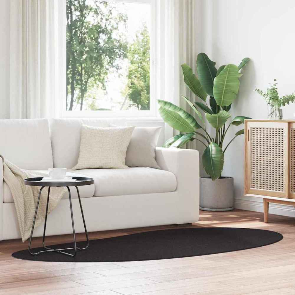 vidaXL Χαλιά χώρου HUARTE Μαύρο 100 x 200 cm Πολυεστέρας