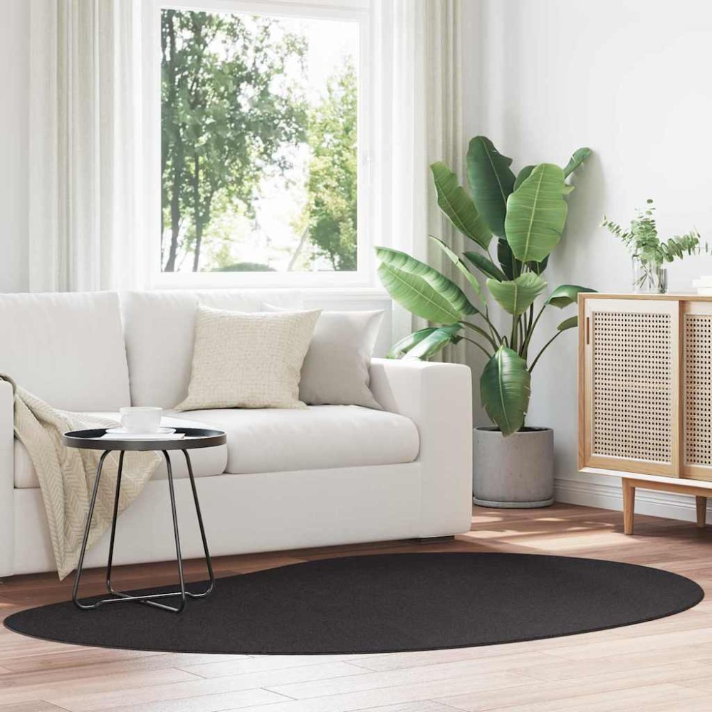 vidaXL Χαλιά χώρου HUARTE Μαύρο 140 x 200 cm Πολυεστέρας