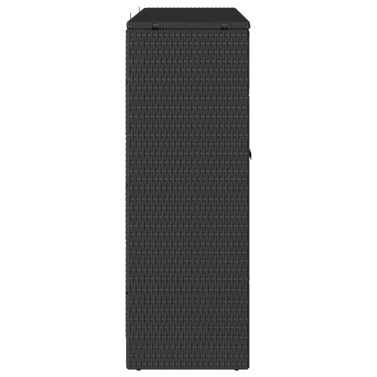 vidaXL Ντουλάπι αποθήκευσης με ράφι Μαύρο 100 x 36 x 102 εκ Ρατάν
