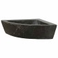 vidaXL Λεκάνη Γκρι (38-45) x (38-45) x 12 εκ. Πέτρα Ποταμού