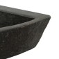 vidaXL Λεκάνη Γκρι (38-45) x (38-45) x 12 εκ. Πέτρα Ποταμού