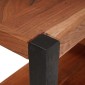 vidaXL Ράφι Βιβλίων Καφέ 50 x 30 x 75 εκ Στερεό Ξύλο Ακακίας