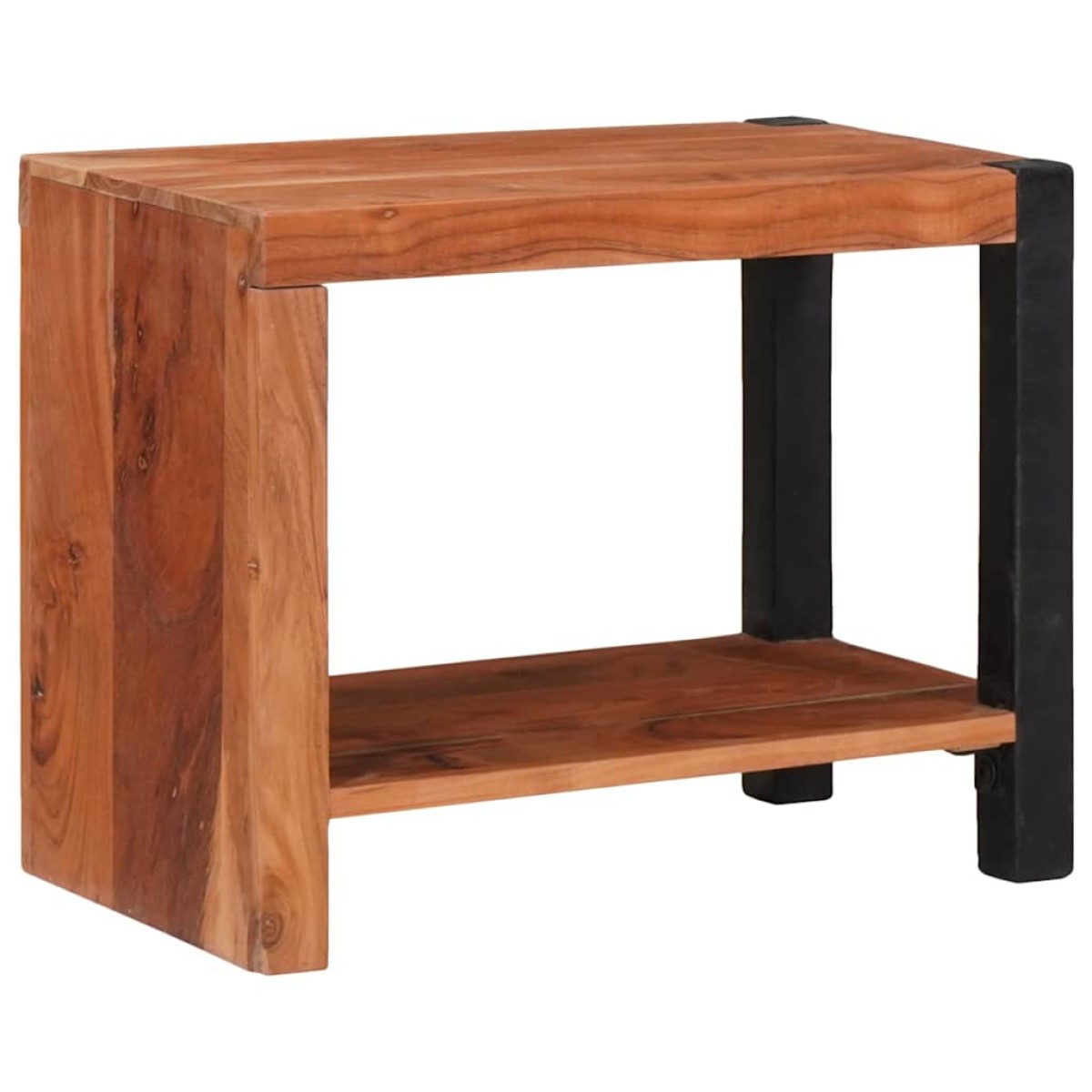 vidaXL Ράφι Βιβλίων Καφέ 50 x 30 x 40 εκ. Στερεό Ξύλο Ακακίας