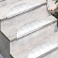 vidaXL Σκαλοπάτι 15 τμχ. 60 x 18 x 2,5 εκ. Ασημί Αλουμίνιο Ημισέληνος