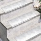 vidaXL Σκαλοπάτι 10 τμχ. 60 x 18 x 2,5 εκ. Ασημί Αλουμίνιο Ορθογώνιος