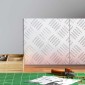 vidaXL Σκαλοπάτι 2 τμχ. 20 x 20 cm Ασημί Αλουμίνιο τετράγωνο