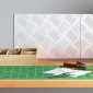 vidaXL Σκαλοπάτι 2 τμχ. 30 x 20 cm Ασημί Αλουμίνιο Ορθογώνιος