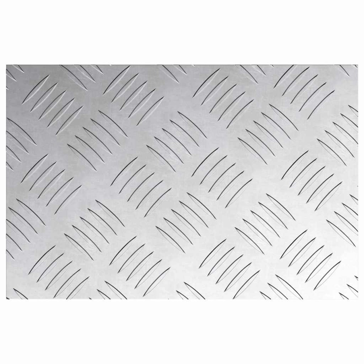 vidaXL Σκαλοπάτι 2 τμχ. 30 x 20 cm Ασημί Αλουμίνιο Ορθογώνιος