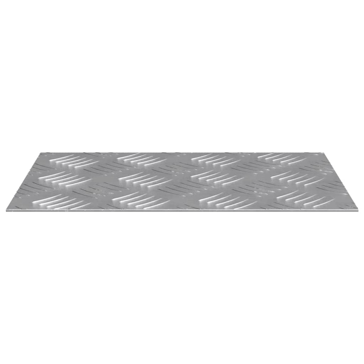 vidaXL Σκαλοπάτι 4 τμχ. 30 x 20 cm Ασημί Αλουμίνιο Ορθογώνιος