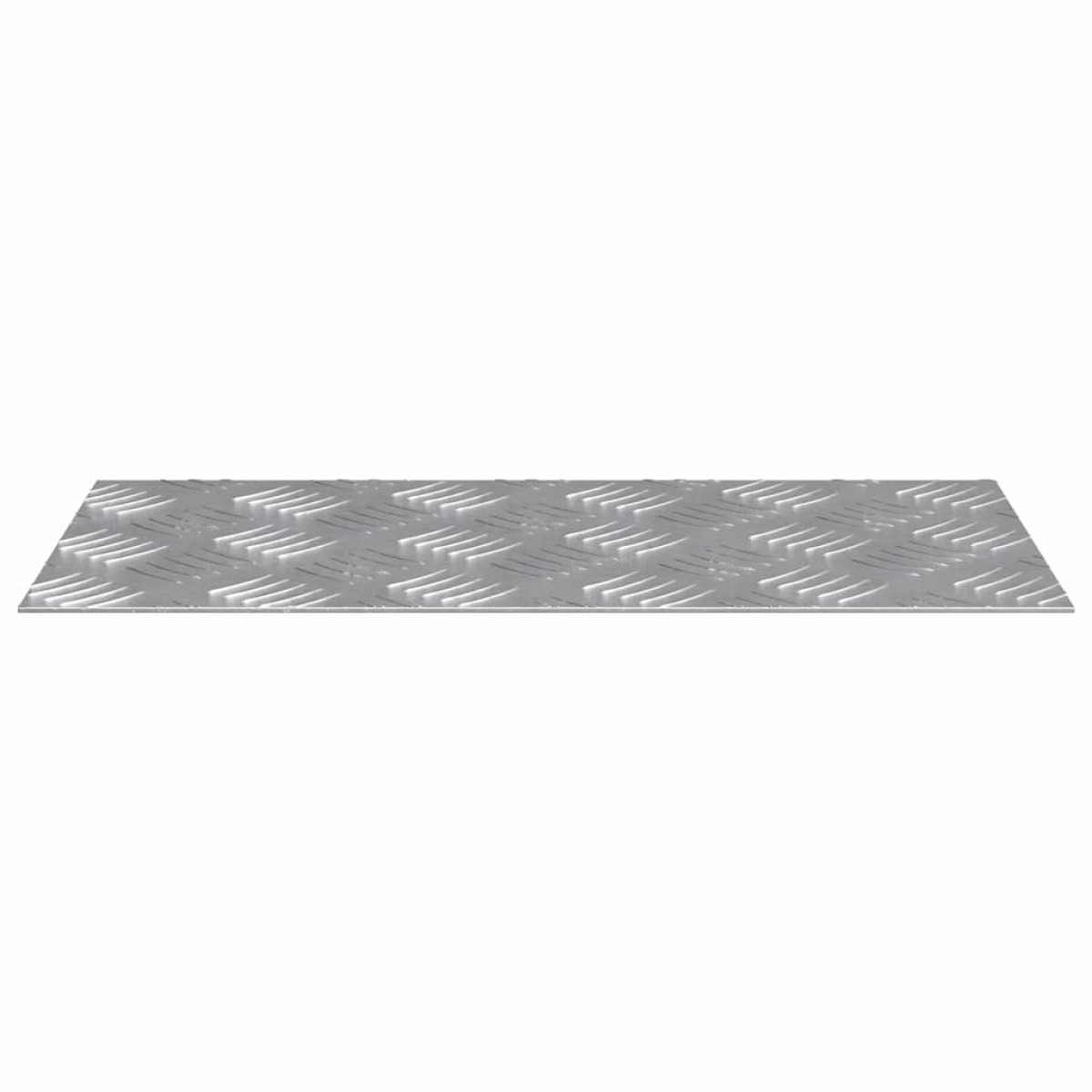 vidaXL Σκαλοπάτι 2 τμχ. 40 x 20 cm Ασημί Αλουμίνιο Ορθογώνιος