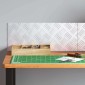 vidaXL Σκαλοπάτι 2 τμχ. 50 x 20 cm Ασημί Αλουμίνιο Ορθογώνιος