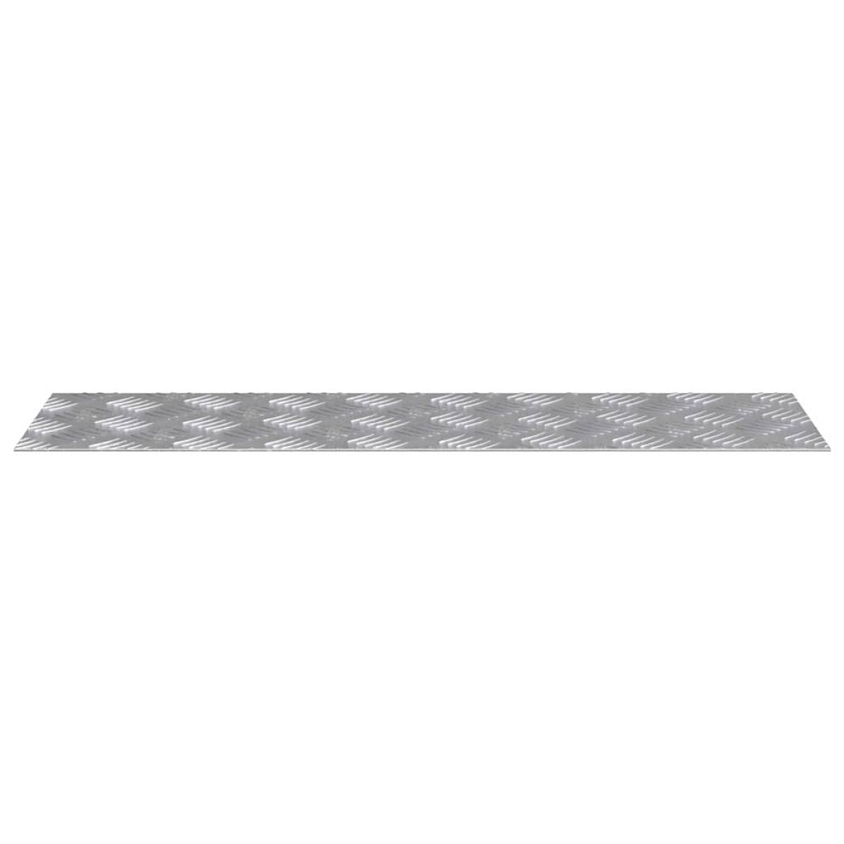 vidaXL Σκαλοπάτι 2 τμχ. 70 x 20 cm Ασημί Αλουμίνιο Ορθογώνιος