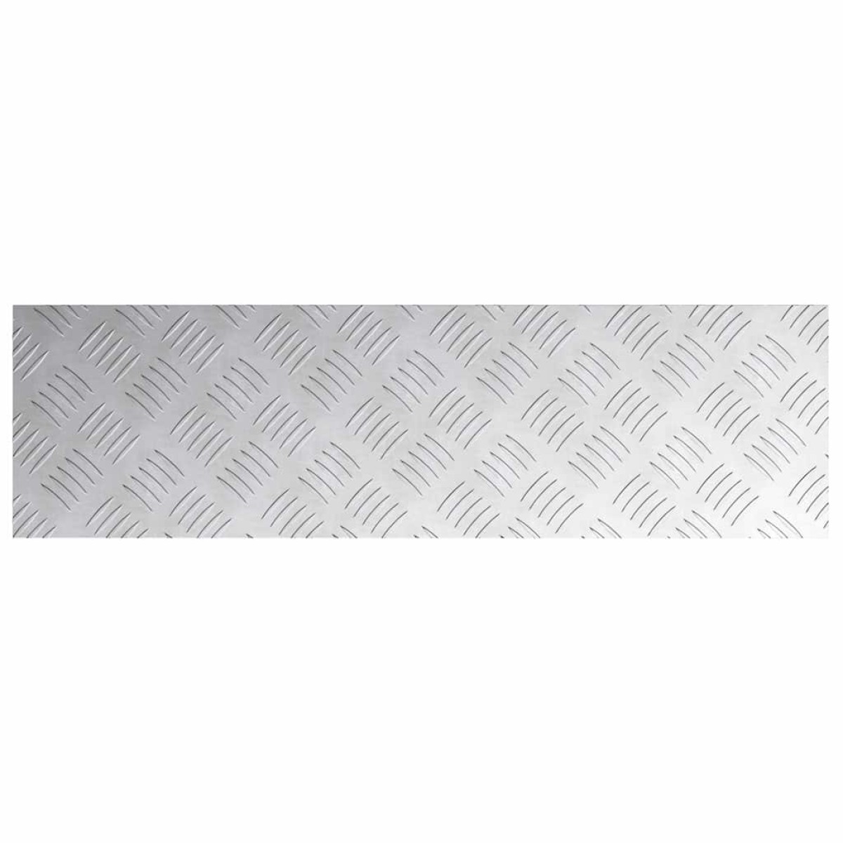 vidaXL Σκαλοπάτι 4 τμχ. 70 x 20 cm Ασημί Αλουμίνιο Ορθογώνιος