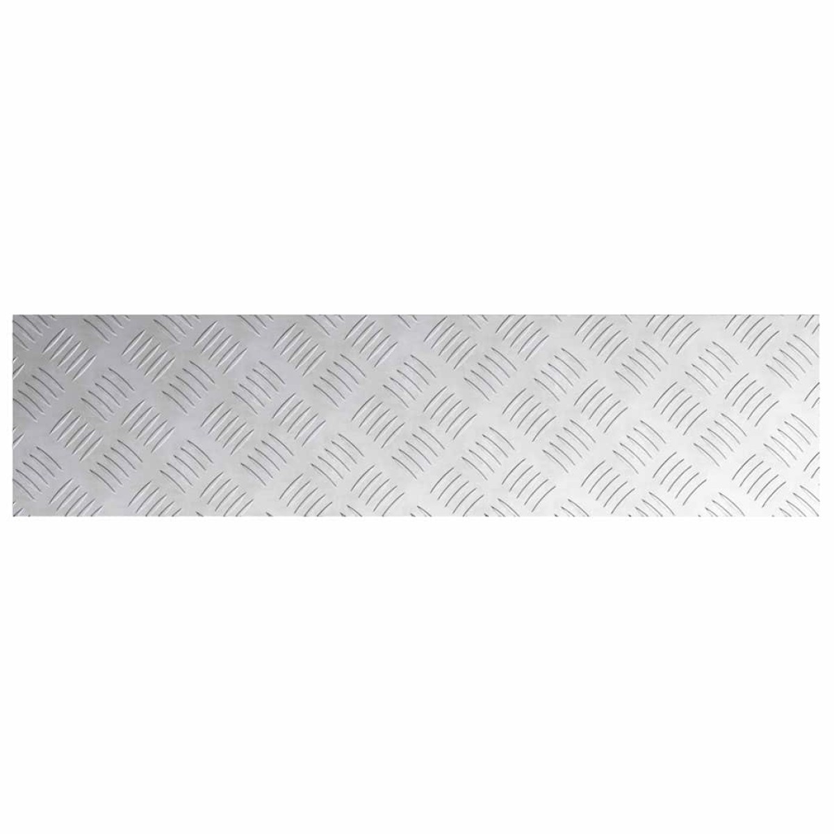 vidaXL Σκαλοπάτι 2 τμχ. 80 x 20 cm Ασημί Αλουμίνιο Ορθογώνιος