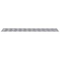 vidaXL Σκαλοπάτι 2 τμχ. 90 x 20 cm Ασημί Αλουμίνιο Ορθογώνιος
