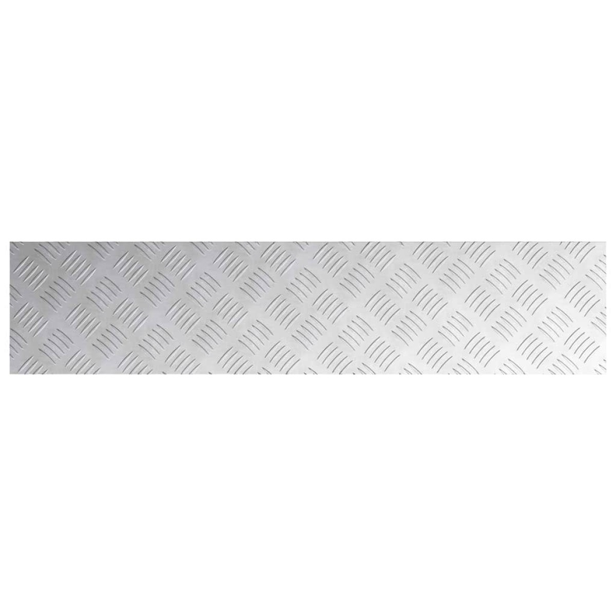 vidaXL Σκαλοπάτι 4 τμχ. 90 x 20 cm Ασημί Αλουμίνιο Ορθογώνιος