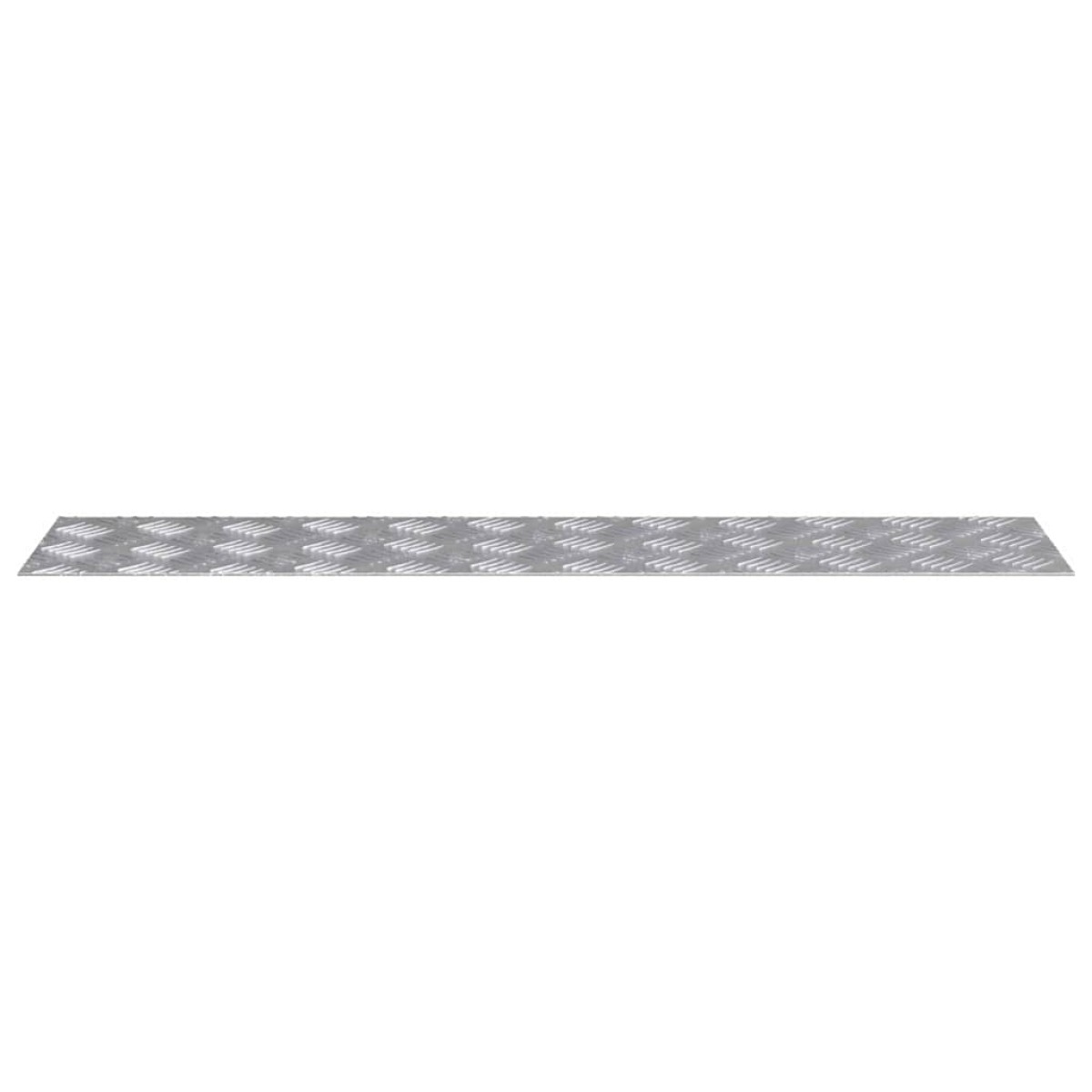 vidaXL Σκαλοπάτι 4 τμχ. 90 x 20 cm Ασημί Αλουμίνιο Ορθογώνιος