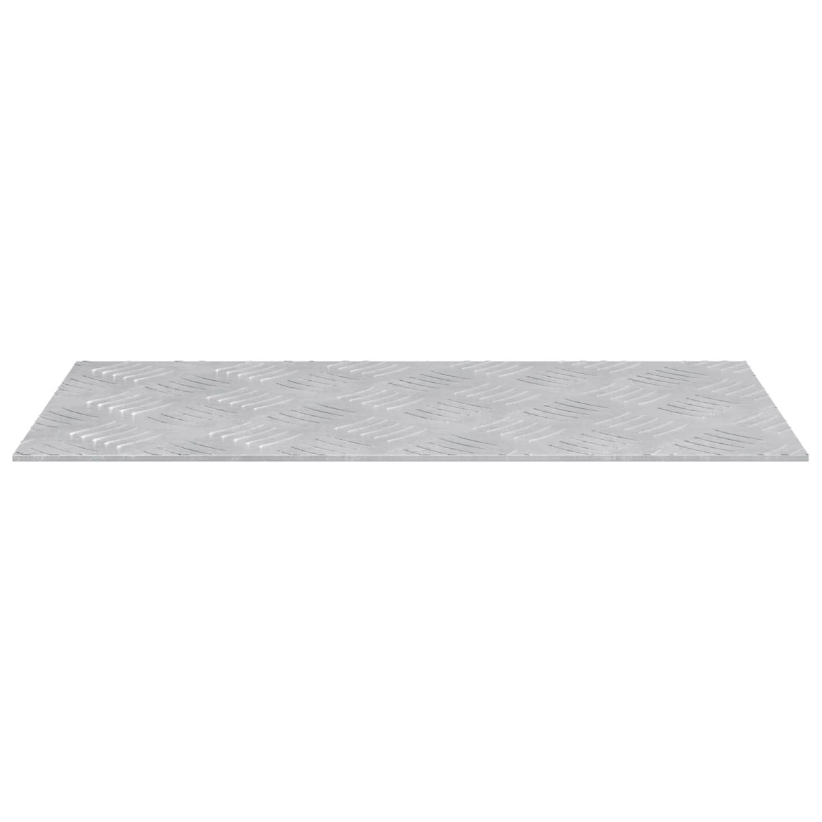 vidaXL Σκαλοπάτι 4 τμχ. 50 x 25 cm Ασημί Αλουμίνιο Ορθογώνιος