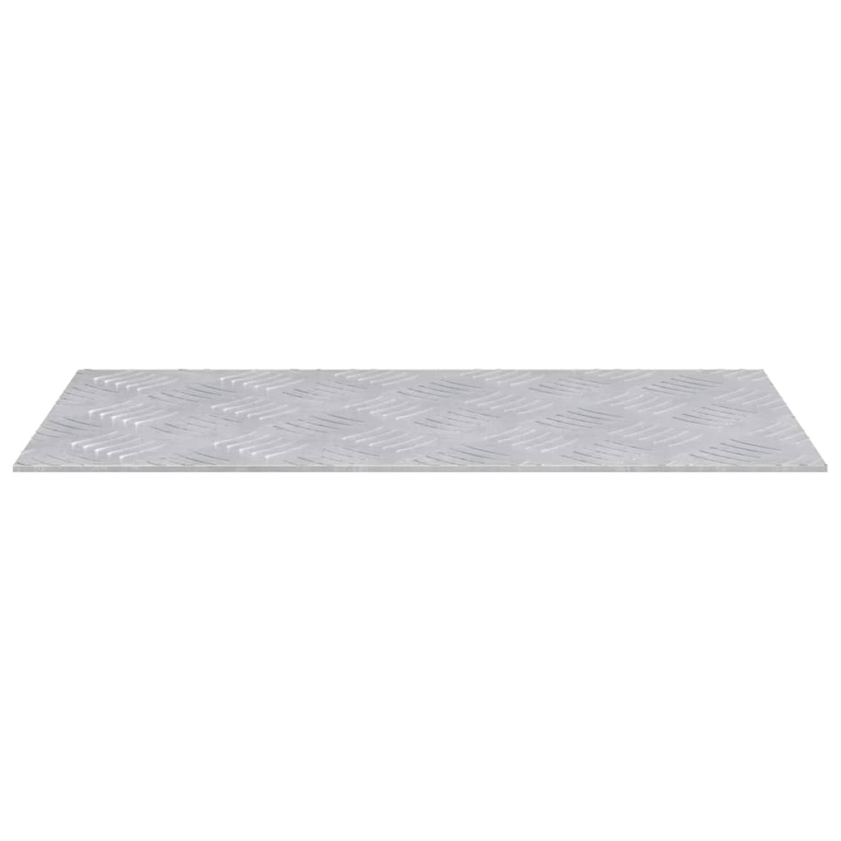 vidaXL Σκαλοπάτι 2 τμχ. 50 x 25 cm Ασημί Αλουμίνιο Ορθογώνιος