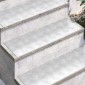 vidaXL Σκαλοπάτι 2 τμχ. 75 x 25 εκ. Ασημί Αλουμίνιο Ορθογώνιος