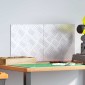 vidaXL Σκαλοπάτι 2 τμχ. 30 x 30 cm Ασημί Αλουμίνιο τετράγωνο