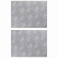 vidaXL Σκαλοπάτι 2 τμχ. 40 x 30 cm Ασημί Αλουμίνιο Ορθογώνιος
