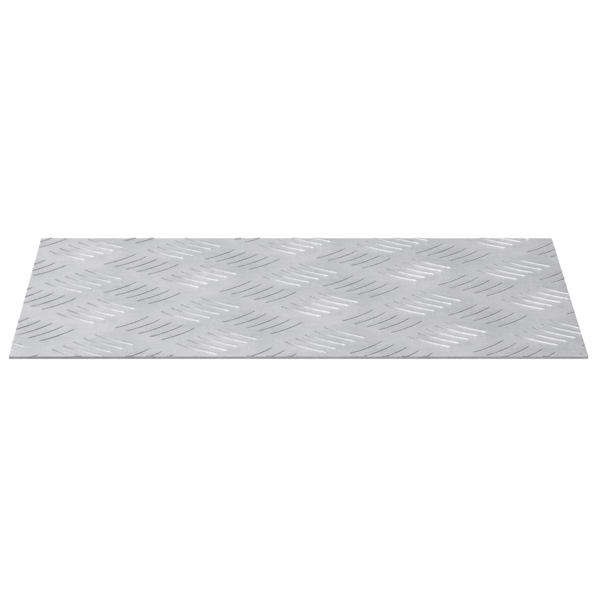 vidaXL Σκαλοπάτι 2 τμχ. 40 x 30 cm Ασημί Αλουμίνιο Ορθογώνιος