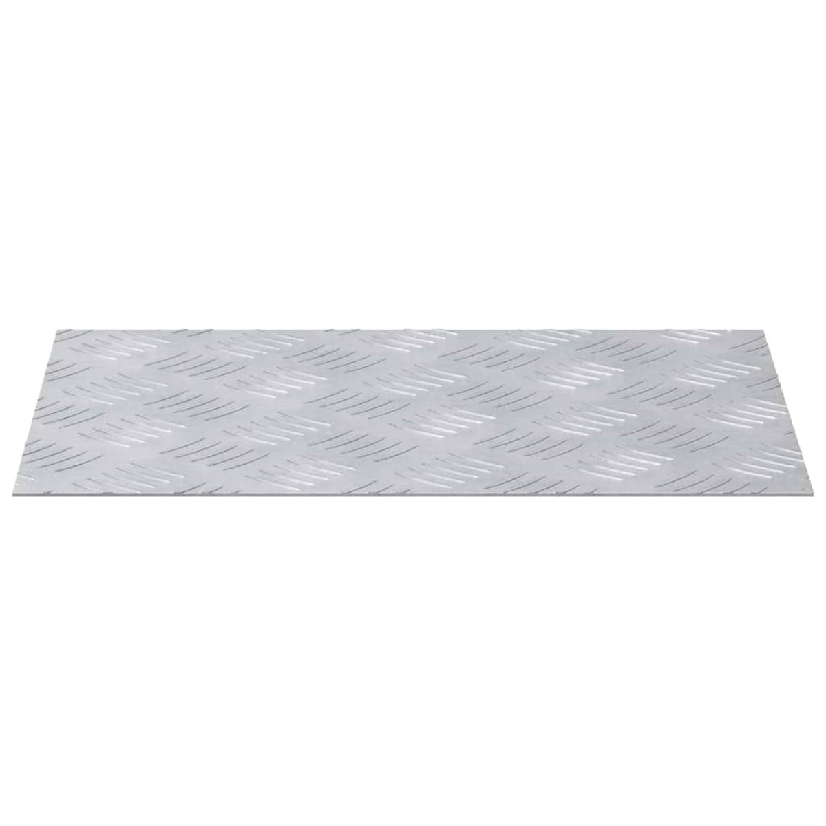 vidaXL Σκαλοπάτι 4 τμχ. 40 x 30 cm Ασημί Αλουμίνιο Ορθογώνιος