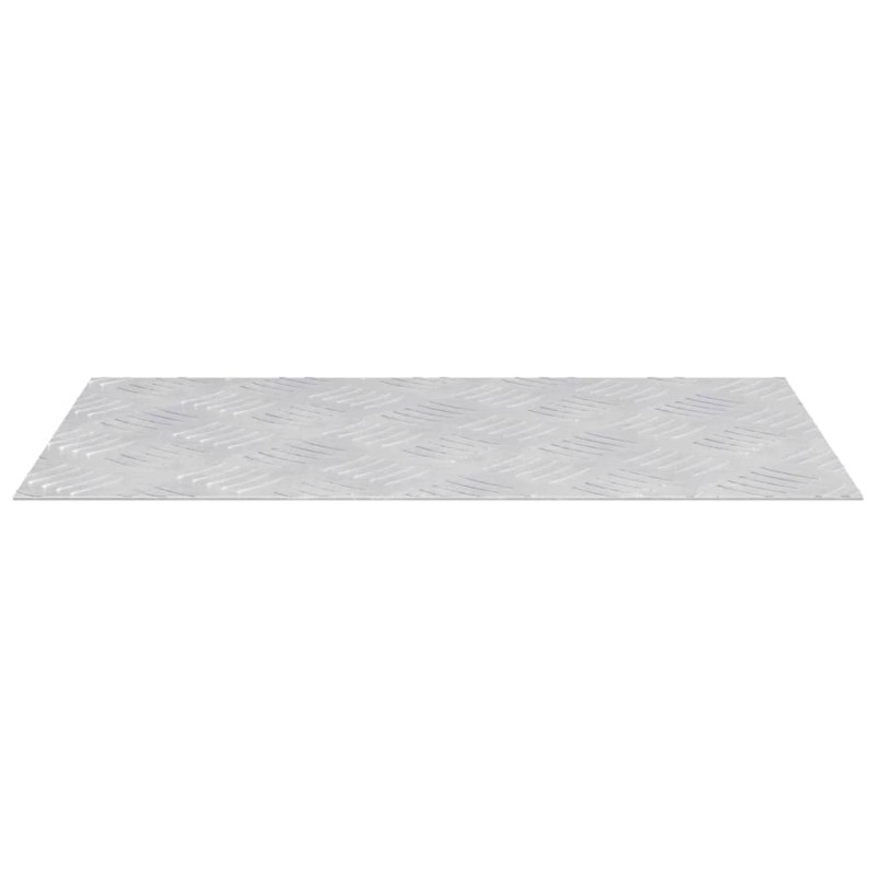 vidaXL Σκαλοπάτι 4 τμχ. 50 x 30 cm Ασημί Αλουμίνιο Ορθογώνιος