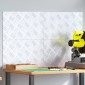 vidaXL Σκαλοπάτι 4 τμχ. 50 x 30 cm Ασημί Αλουμίνιο Ορθογώνιος