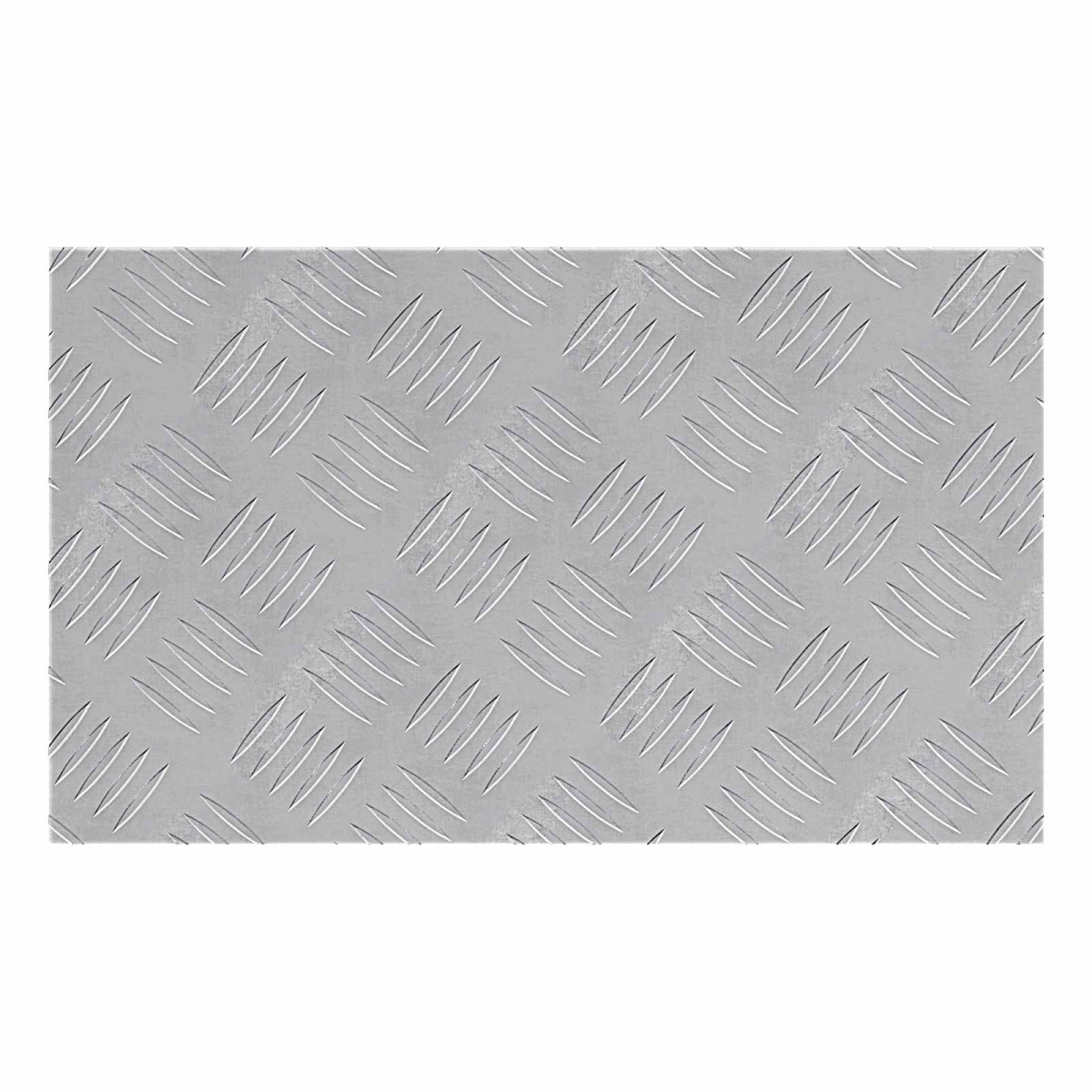 vidaXL Σκαλοπάτι 2 τμχ. 50 x 30 cm Ασημί Αλουμίνιο Ορθογώνιος
