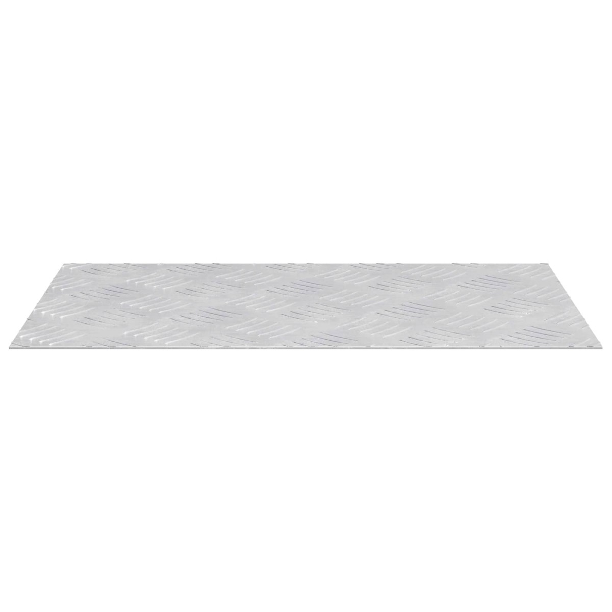 vidaXL Σκαλοπάτι 4 τμχ. 50 x 30 cm Ασημί Αλουμίνιο Ορθογώνιος