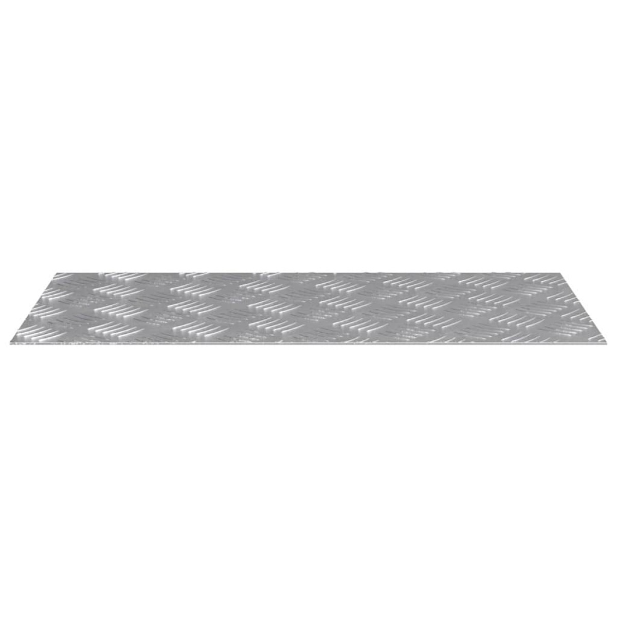 vidaXL Σκαλοπάτι 2 τμχ. 60 x 30 cm Ασημί Αλουμίνιο Ορθογώνιος