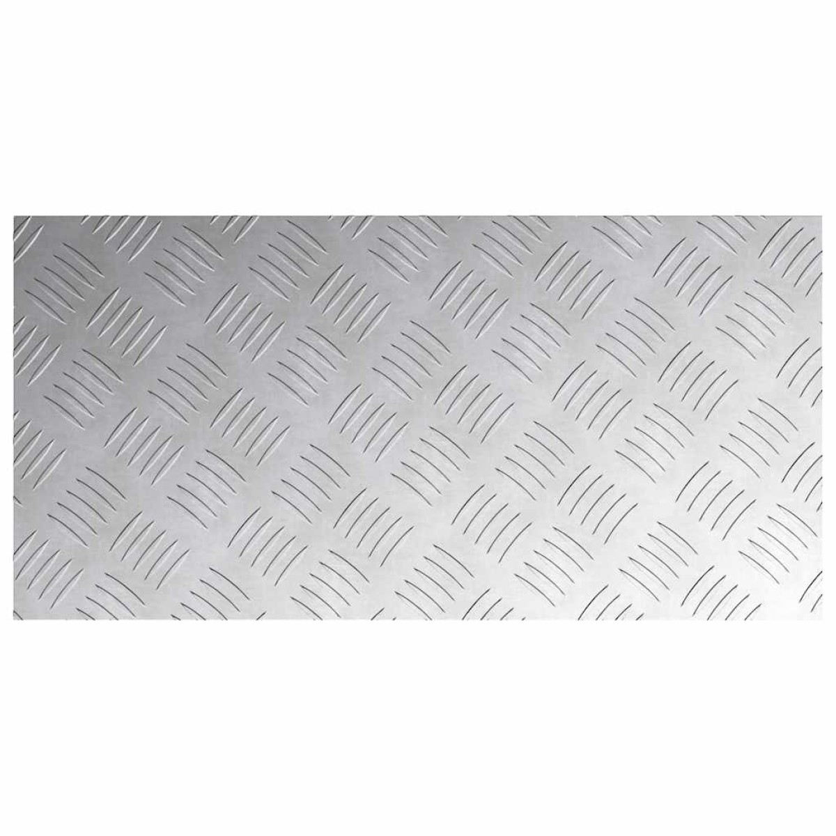 vidaXL Σκαλοπάτι 2 τμχ. 60 x 30 cm Ασημί Αλουμίνιο Ορθογώνιος