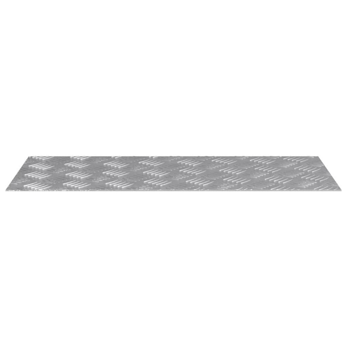 vidaXL Σκαλοπάτι 4 τμχ. 70 x 30 cm Ασημί Αλουμίνιο Ορθογώνιος