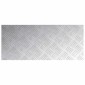 vidaXL Σκαλοπάτι 4 τμχ. 70 x 30 cm Ασημί Αλουμίνιο Ορθογώνιος