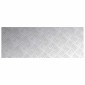 vidaXL Σκαλοπάτι 2 τμχ. 80 x 30 cm Ασημί Αλουμίνιο Ορθογώνιος