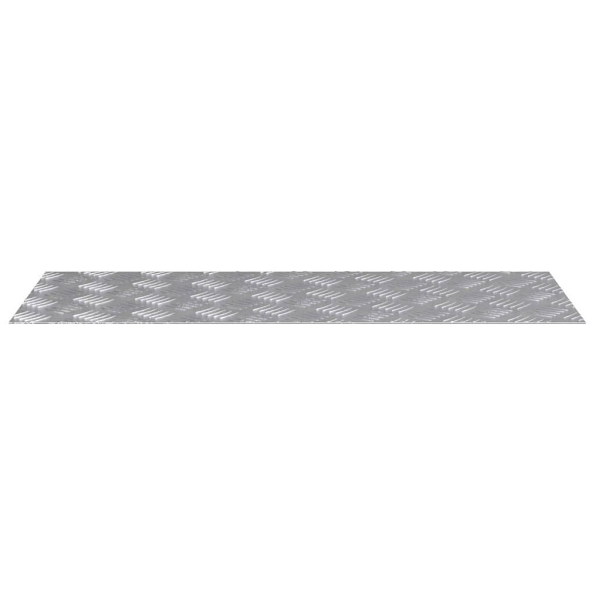vidaXL Σκαλοπάτι 4 τμχ. 80 x 30 cm Ασημί Αλουμίνιο Ορθογώνιος