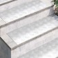 vidaXL Σκαλοπάτι 4 τμχ. 80 x 30 cm Ασημί Αλουμίνιο Ορθογώνιος