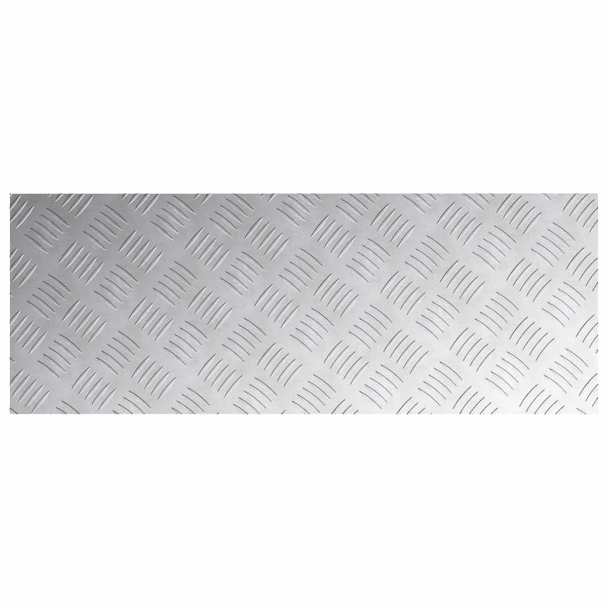 vidaXL Σκαλοπάτι 4 τμχ. 80 x 30 cm Ασημί Αλουμίνιο Ορθογώνιος