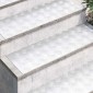 vidaXL Σκαλοπάτι 4 τμχ. 90 x 30 cm Ασημί Αλουμίνιο Ορθογώνιος