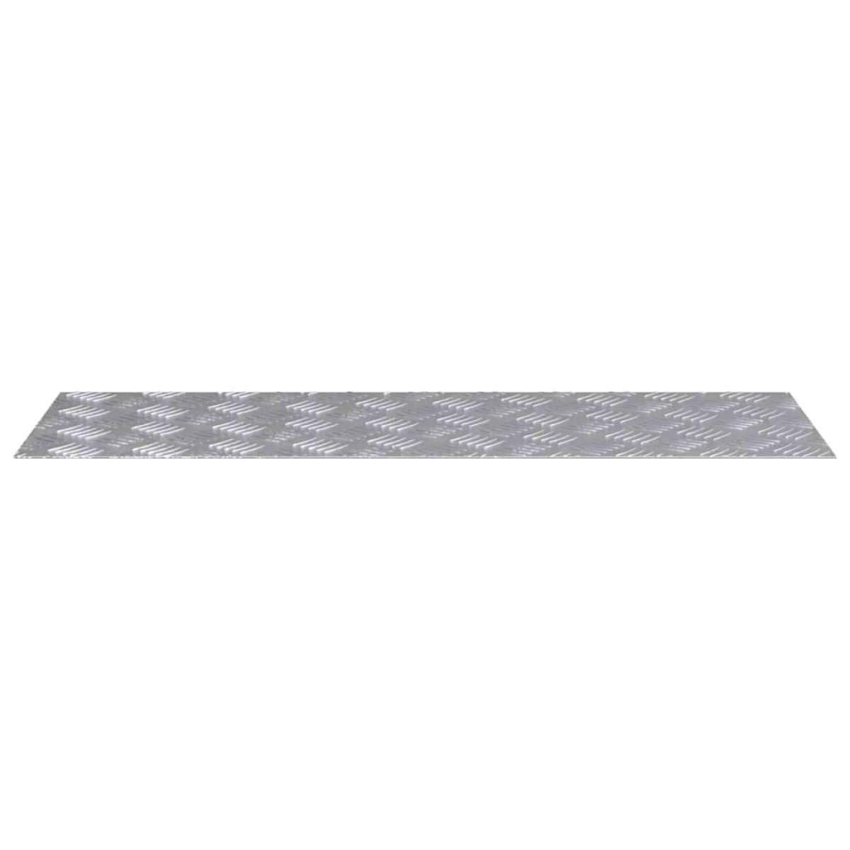 vidaXL Σκαλοπάτι 4 τμχ. 90 x 30 cm Ασημί Αλουμίνιο Ορθογώνιος