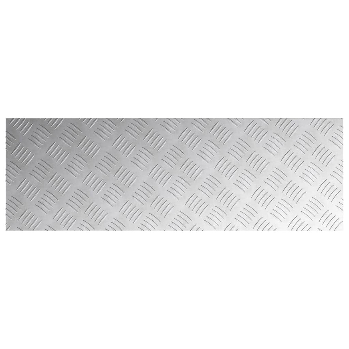 vidaXL Σκαλοπάτι 4 τμχ. 90 x 30 cm Ασημί Αλουμίνιο Ορθογώνιος