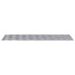 vidaXL Σκαλοπάτι 4 τμχ. 90 x 30 cm Ασημί Αλουμίνιο Ορθογώνιος